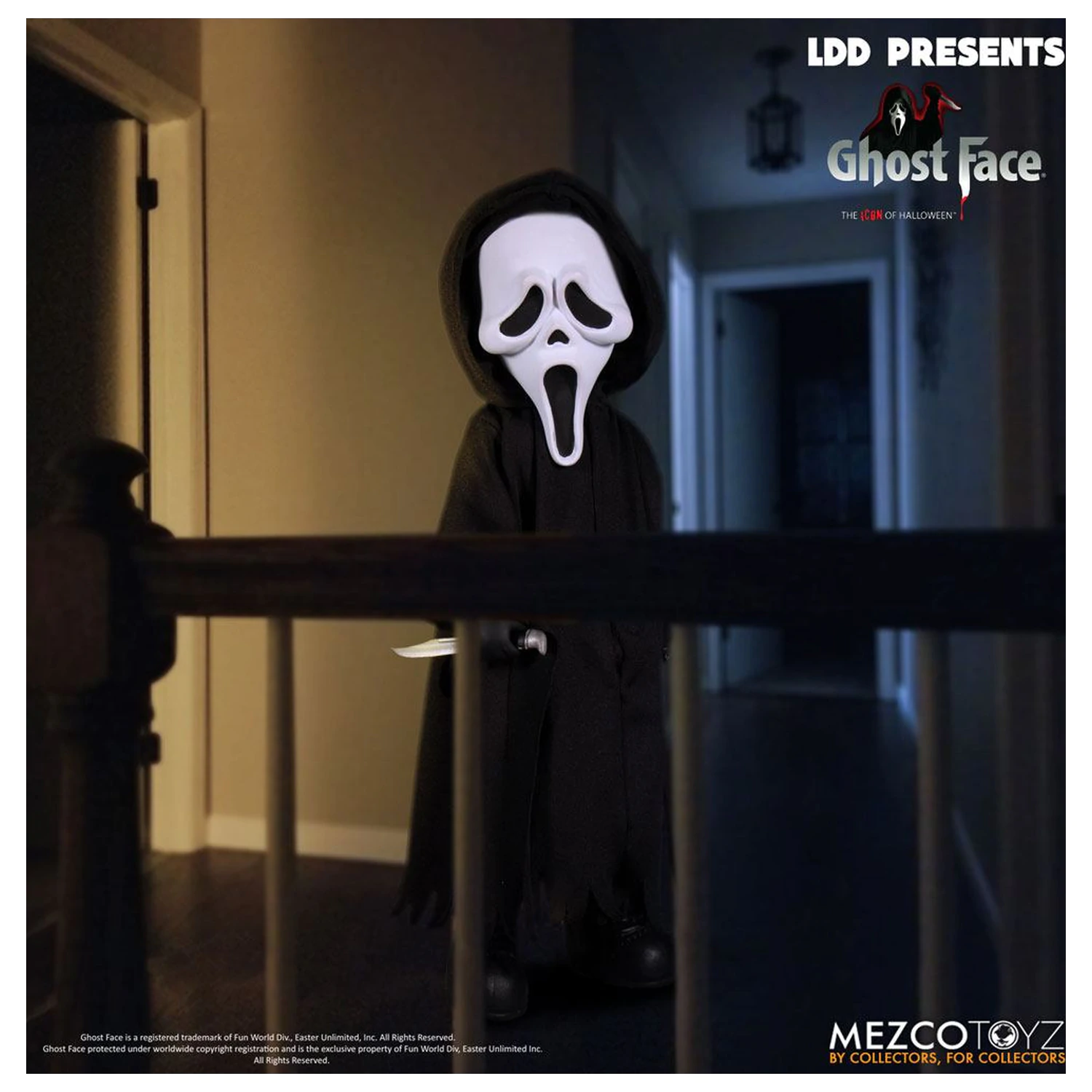 Scream Living Dead Dolls panenka Ghost Face 25 cm fotografii produktu