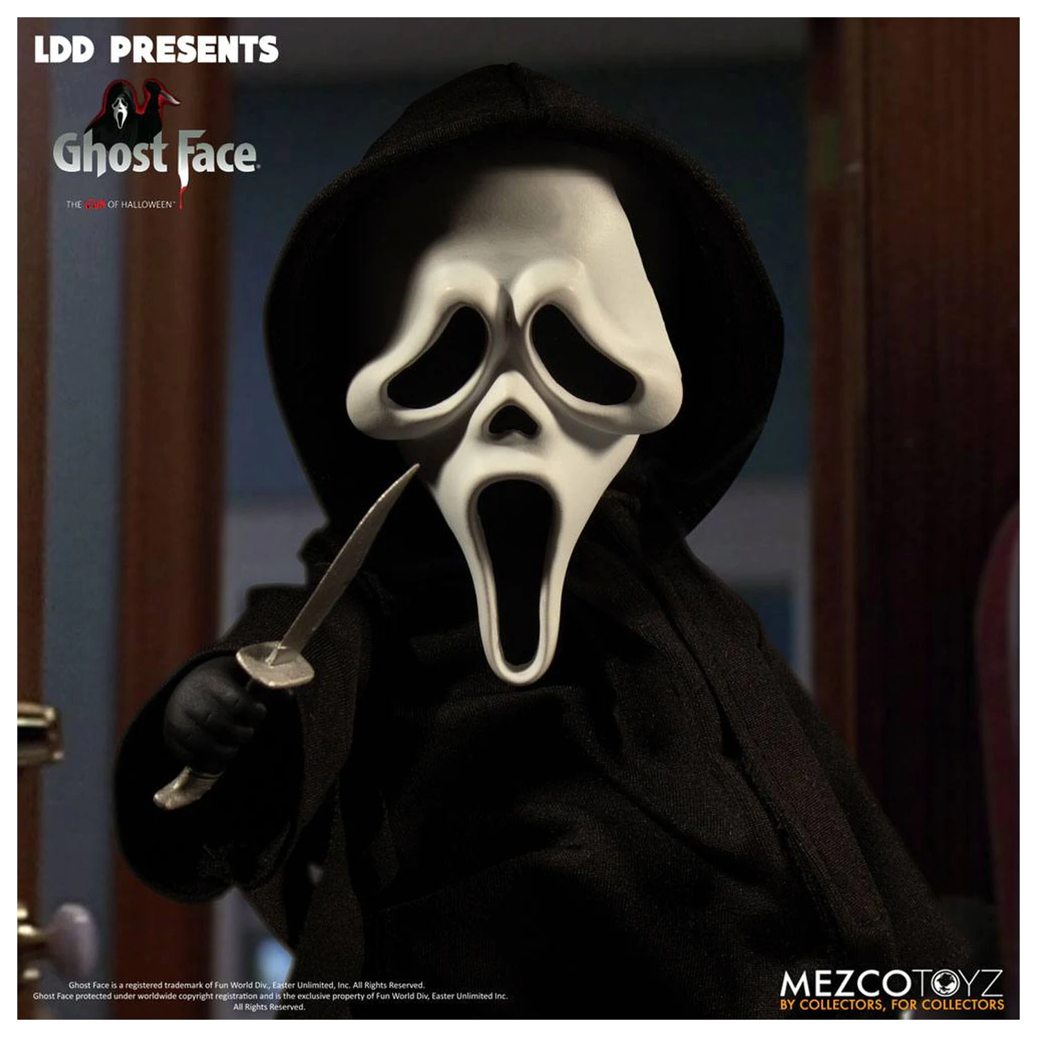 Scream Living Dead Dolls panenka Ghost Face 25 cm fotografii produktu