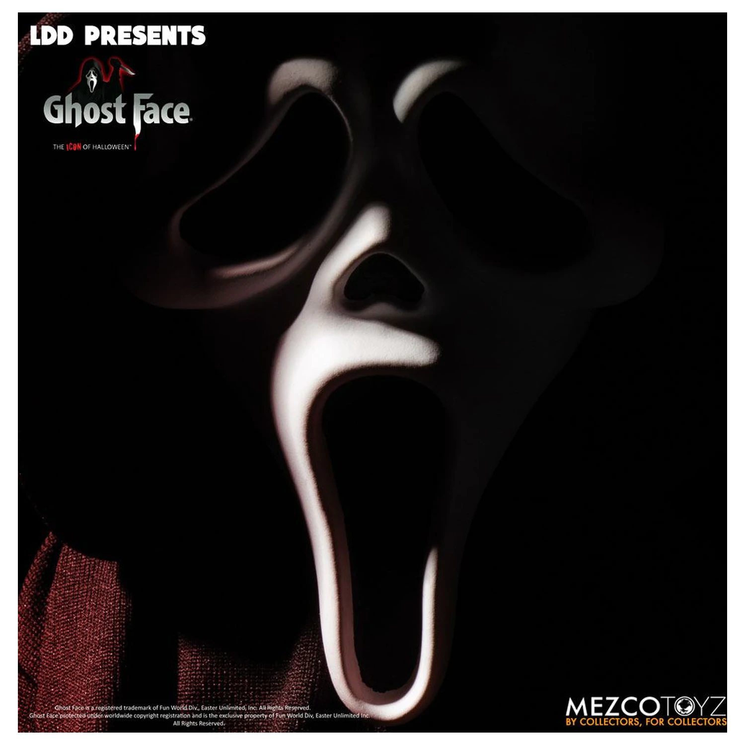 Scream Living Dead Dolls panenka Ghost Face 25 cm fotografii produktu