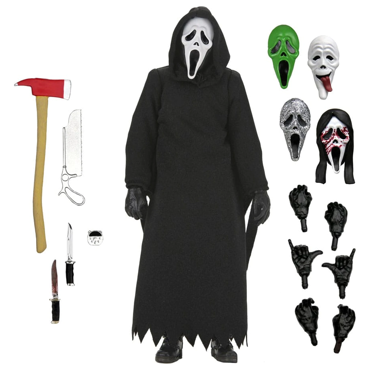 Scream Akční figurka Ultimate Ghost Face Returns 18 cm fotografii produktu
