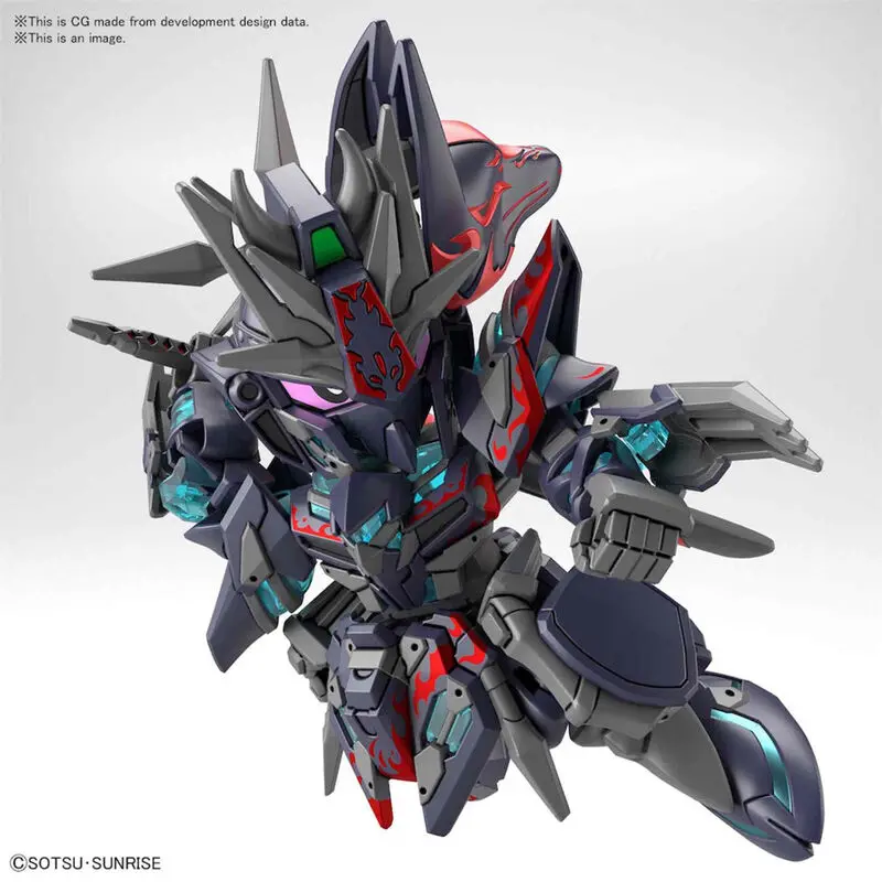Plastikový model figurky SD Gundam World Heroes Sasuke Delta Gundam Model Kit fotografii produktu