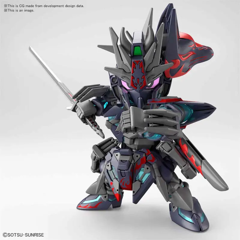Plastikový model figurky SD Gundam World Heroes Sasuke Delta Gundam Model Kit fotografii produktu