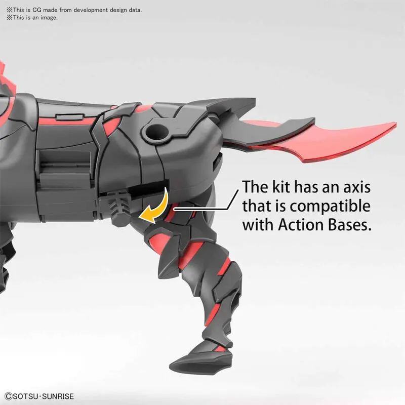 SD Gundam World Heroes War Horse Model Kit figurka fotografii produktu