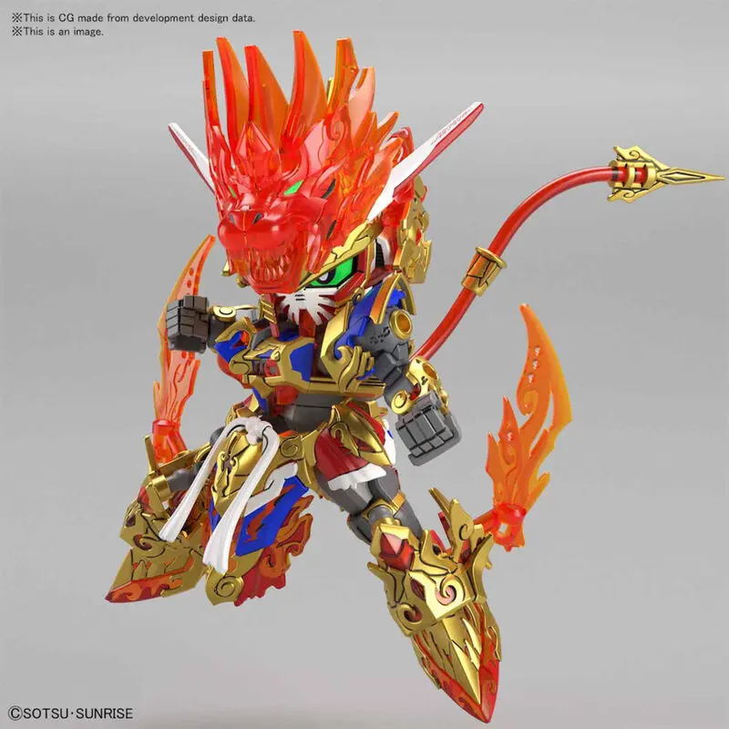 SD Gundam World Heroes Wukong Impulse Gundam Model Kit figurka fotografii produktu