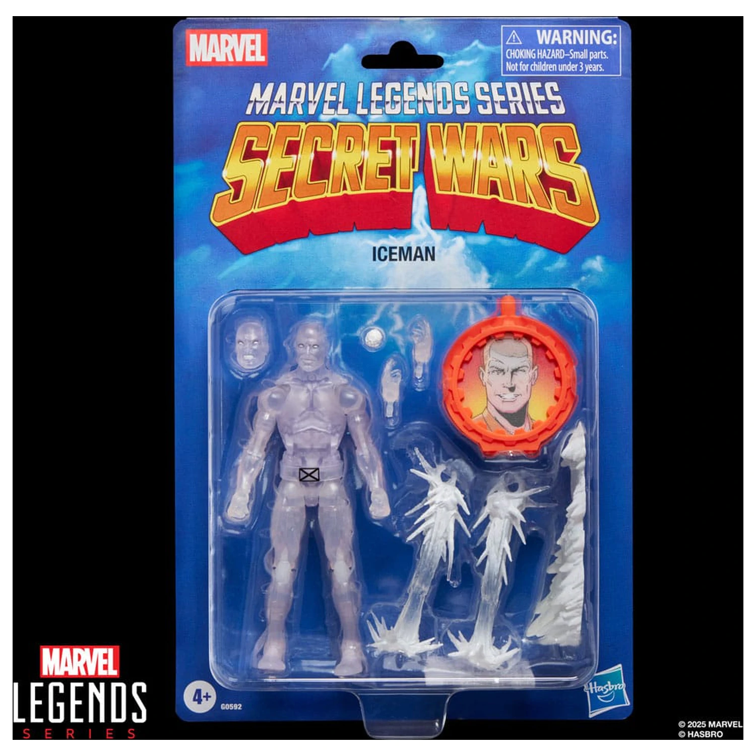 Secret Wars Marvel Legends Retro akční figurka Iceman 15 cm fotografii produktu