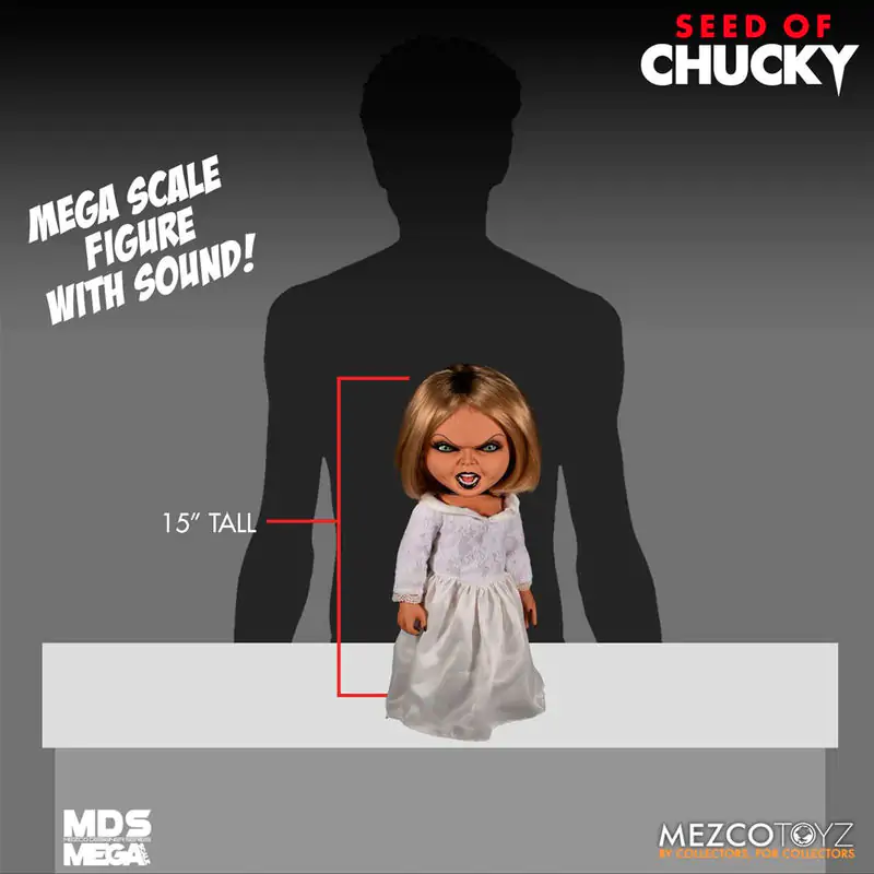Seed of Chucky MDS Mega Scale mluvící akční figurka Tiffany 38 cm fotografii produktu