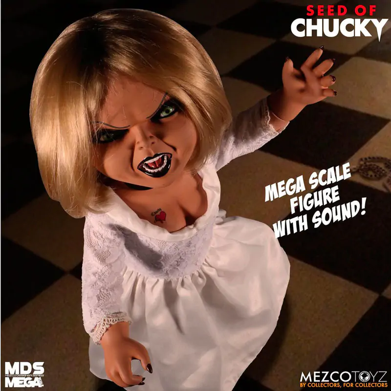 Seed of Chucky MDS Mega Scale mluvící akční figurka Tiffany 38 cm fotografii produktu
