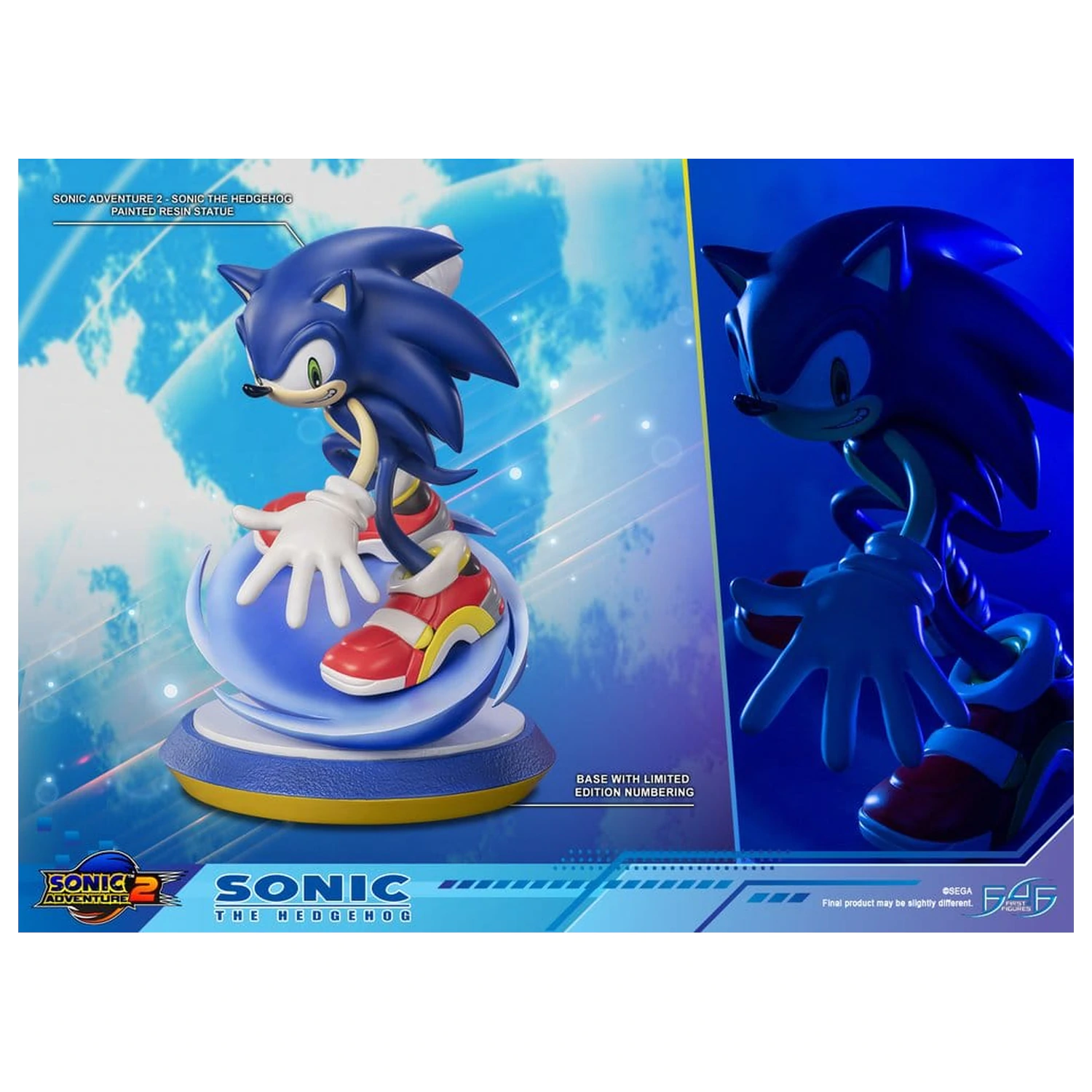 SEGA Resin socha Sonic the Hedgehog 24,5 cm fotografii produktu