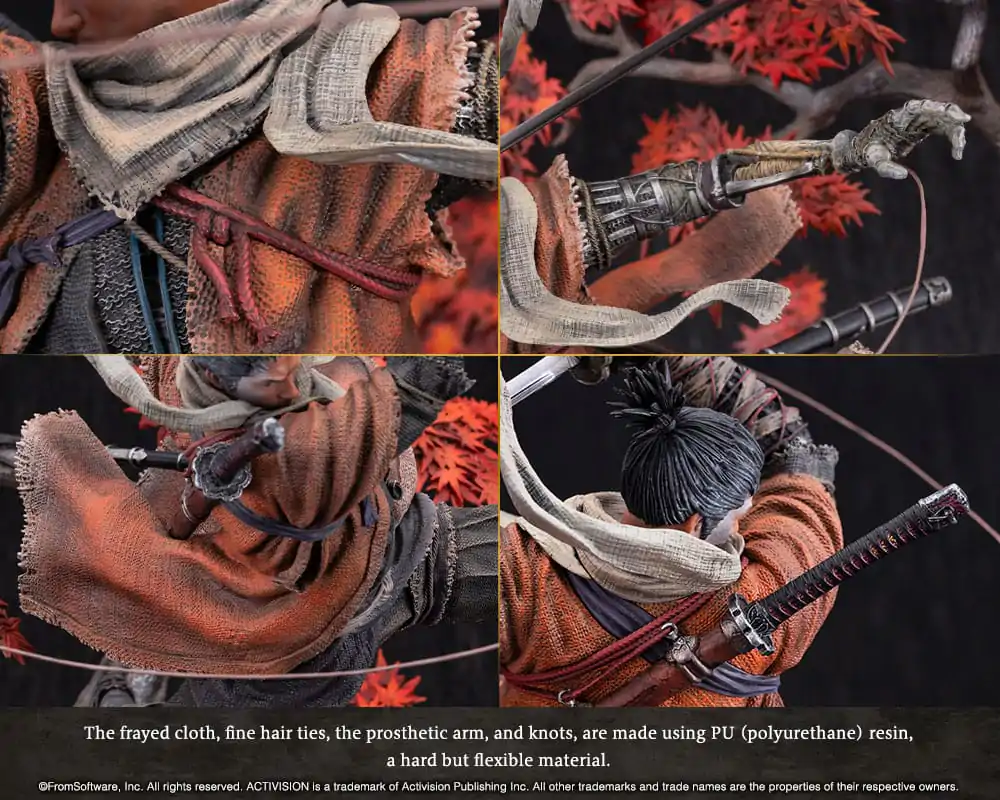 Sekiro: Shadows Die Twice PVC Socha 1/7 Wolf 42 cm fotografii produktu