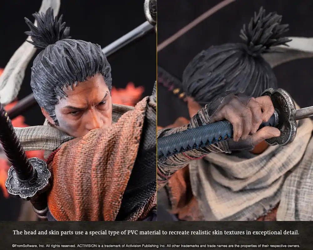 Sekiro: Shadows Die Twice PVC Socha 1/7 Wolf 42 cm fotografii produktu