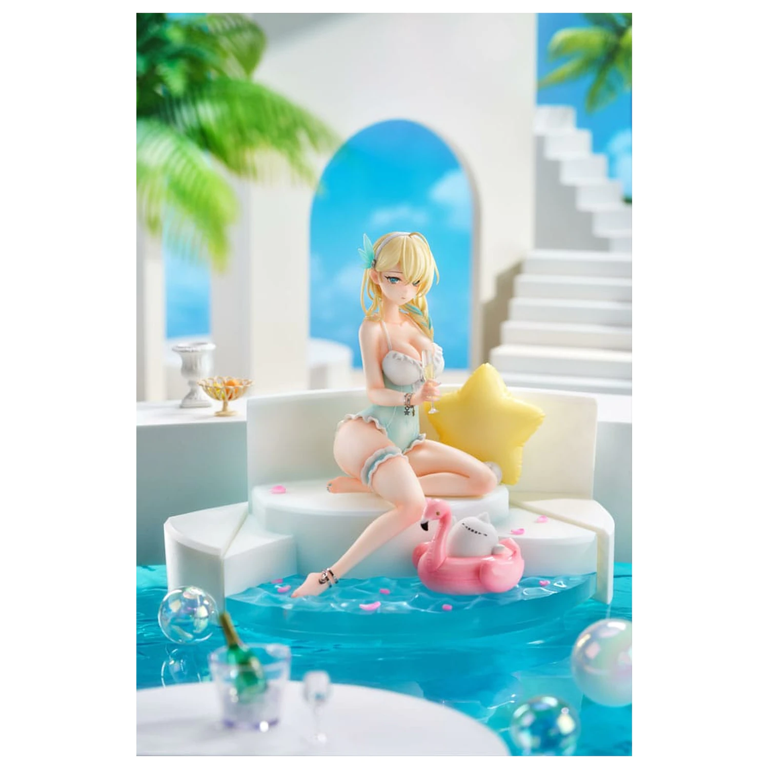 Senkan Shoujo R PVC socha 1/7 Lexington (CV-16) Summer of Ingleside Ver. 19 cm fotografii produktu