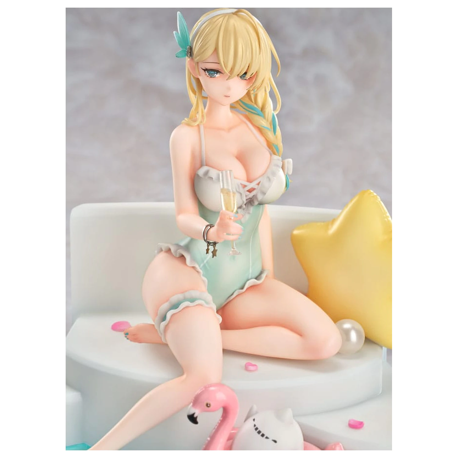 Senkan Shoujo R PVC socha 1/7 Lexington (CV-16) Summer of Ingleside Ver. 19 cm fotografii produktu