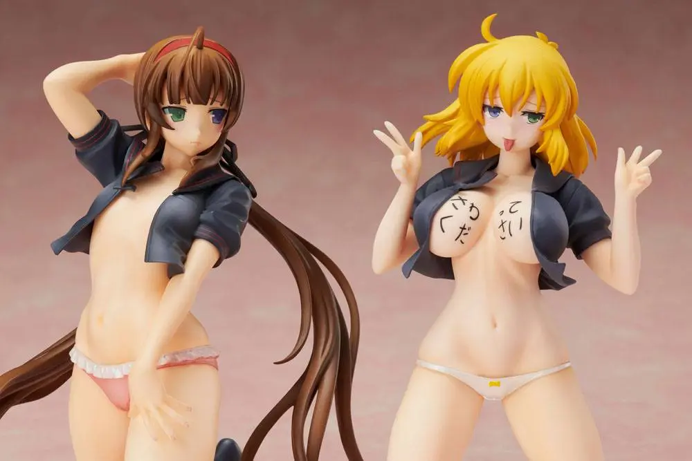Senran Kagura NewWave Gburst PVC soška 1/10 Ryobi x Ryona Bare Body Sailor Uniform Ver. 19 cm fotografii produktu