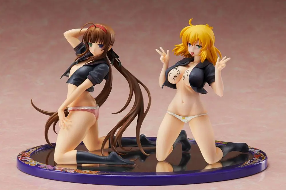 Senran Kagura NewWave Gburst PVC soška 1/10 Ryobi x Ryona Bare Body Sailor Uniform Ver. 19 cm fotografii produktu