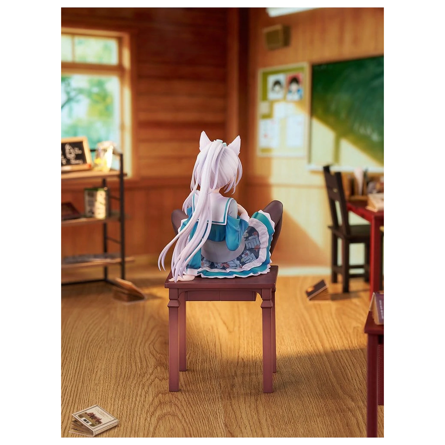 Senren*Banka PVC Figurka 1/7 Yoshino Asatake Animal Ears School Uniform Ver. 21 cm fotografii produktu