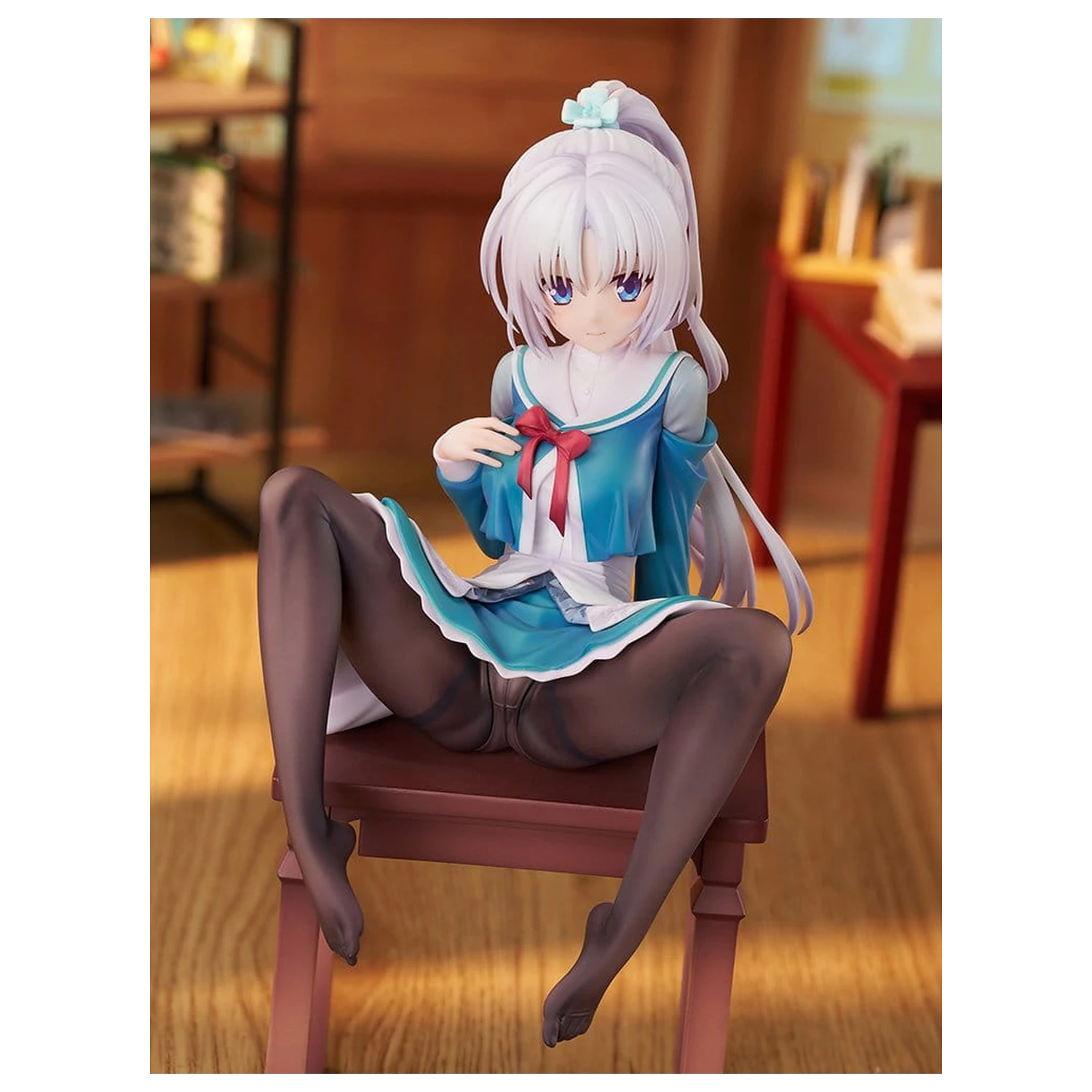 Senren*Banka PVC Figurka 1/7 Yoshino Asatake Animal Ears School Uniform Ver. 21 cm fotografii produktu