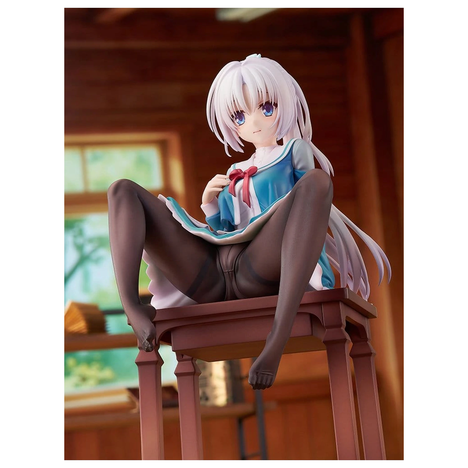Senren*Banka PVC Figurka 1/7 Yoshino Asatake Animal Ears School Uniform Ver. 21 cm fotografii produktu