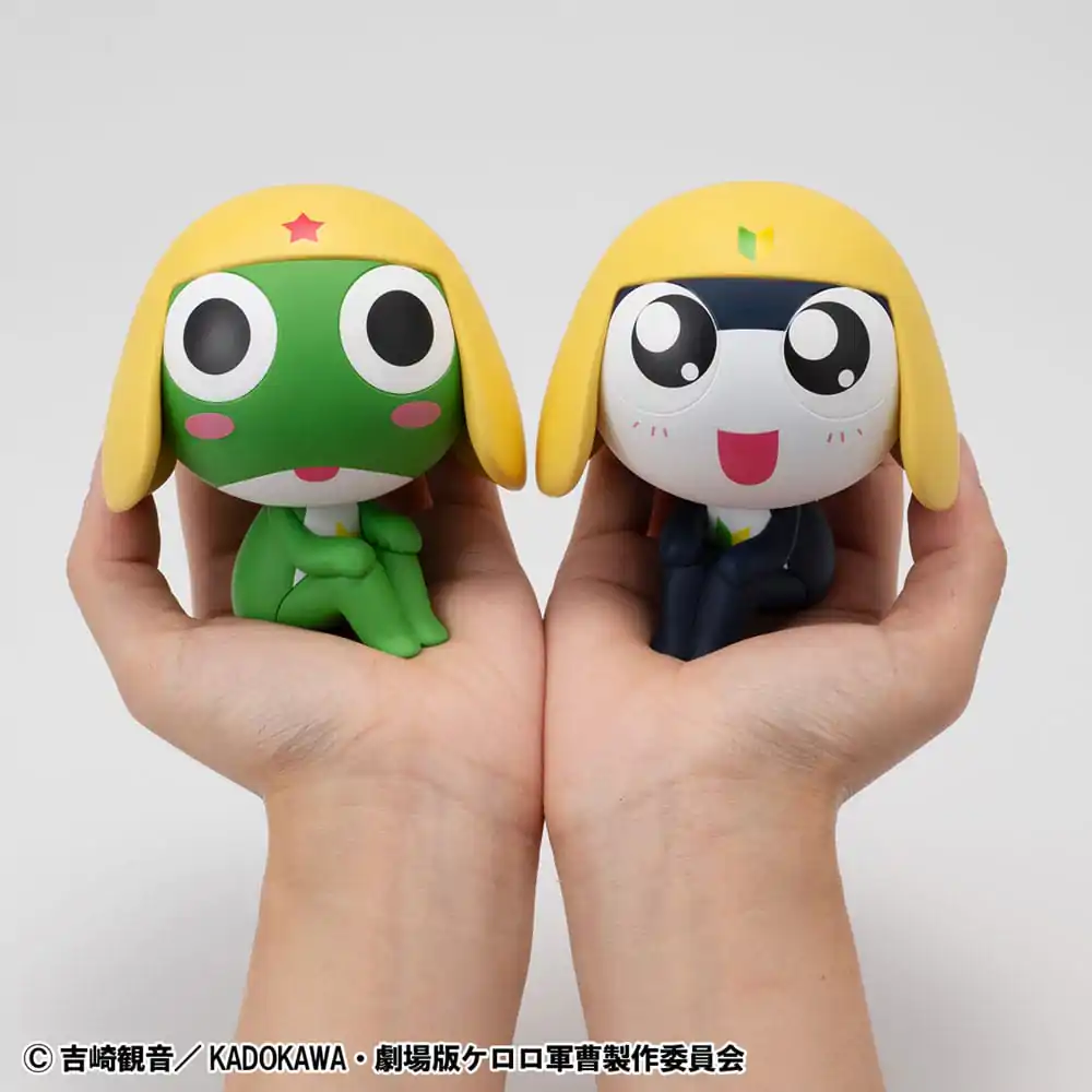 Sergeant Frog Look Up PVC Socha Keroro & Tamama Sada (s dárkem) 11 cm fotografii produktu