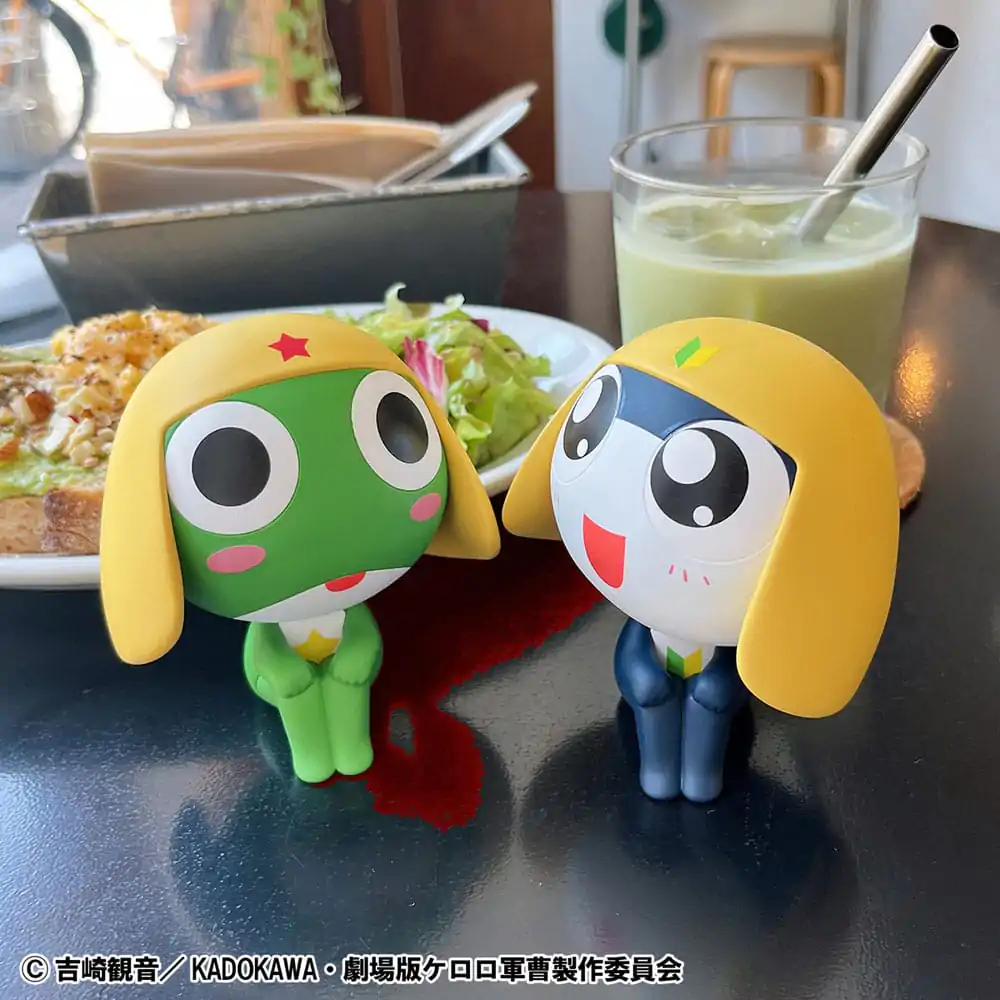 Sergeant Frog Look Up PVC Socha Keroro & Tamama Sada (s dárkem) 11 cm fotografii produktu