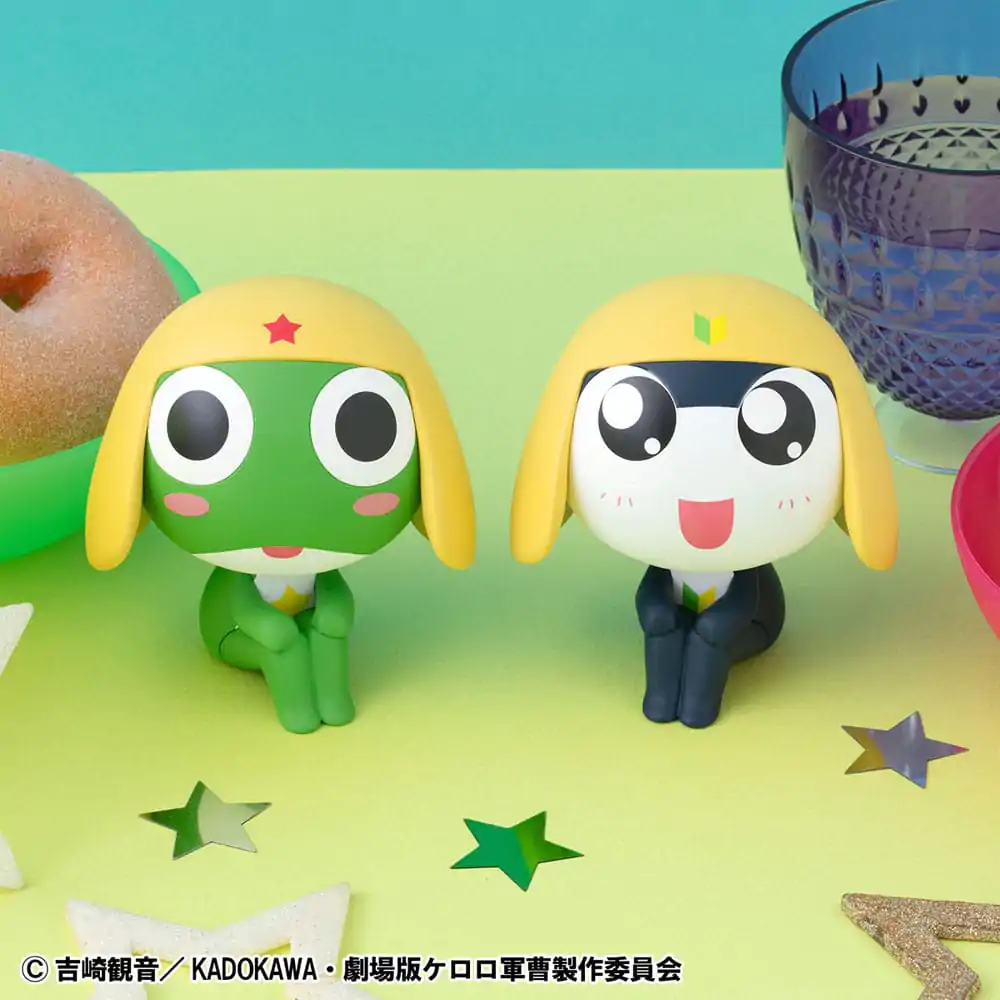 Sergeant Frog Look Up PVC Socha Keroro & Tamama Sada (s dárkem) 11 cm fotografii produktu