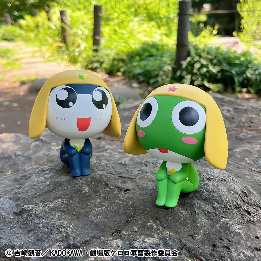 Sergeant Frog Look Up PVC Socha Keroro & Tamama Sada (s dárkem) 11 cm fotografii produktu