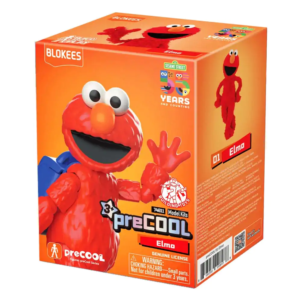 Sesame Street Blokees PreCool Series 1 Plastikový Model Kit 01 Elmo 12 cm fotografii produktu