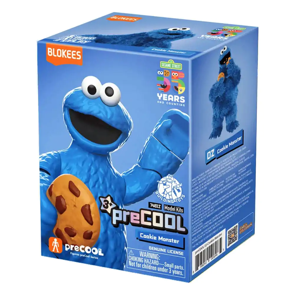 Sesame Street Blokees PreCool Series 1 Plastikový Model Kit 02 Cookie Monster 13 cm fotografii produktu