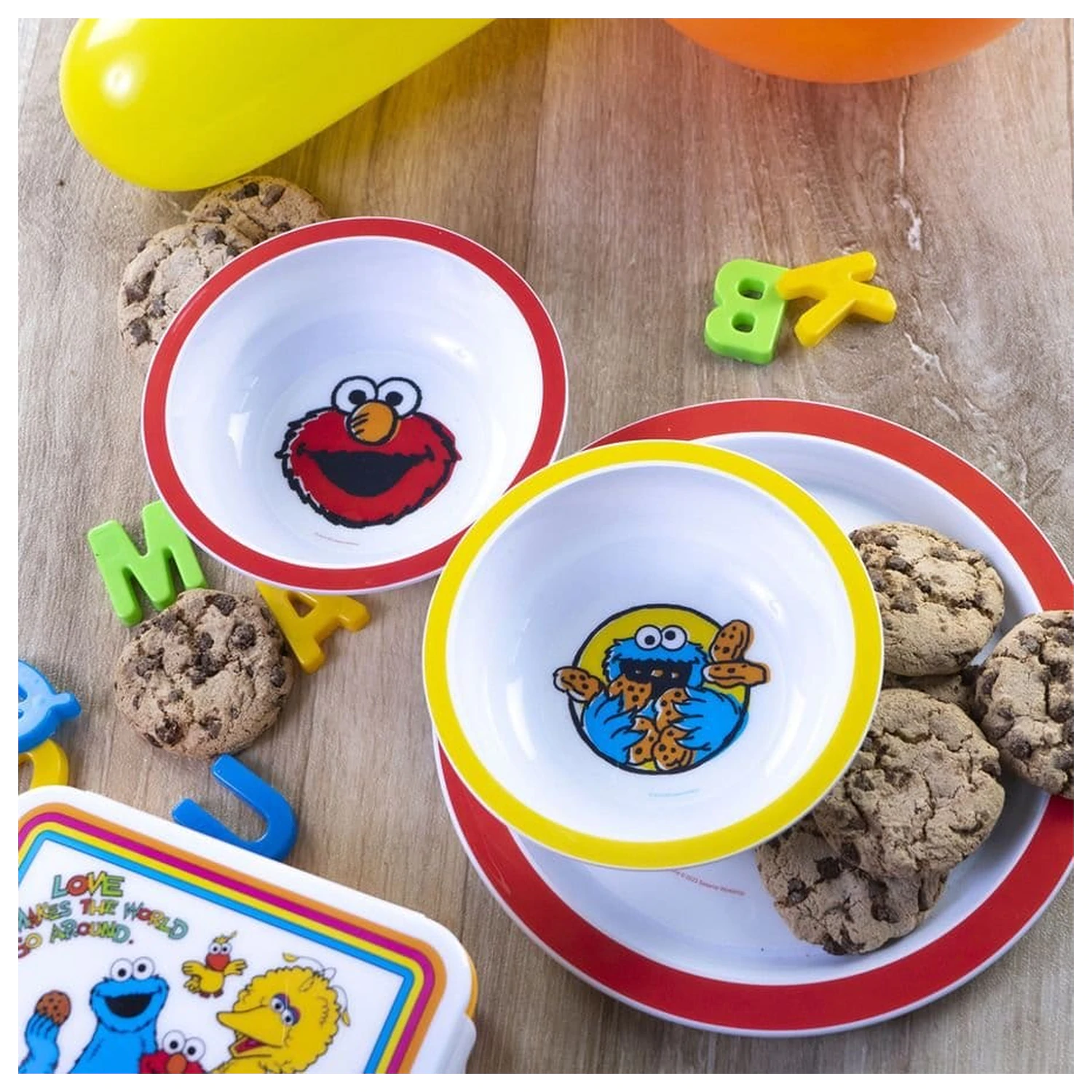 Sesame Street miska na cereálie Vintage Kids 2-Pack 300 ml fotografii produktu