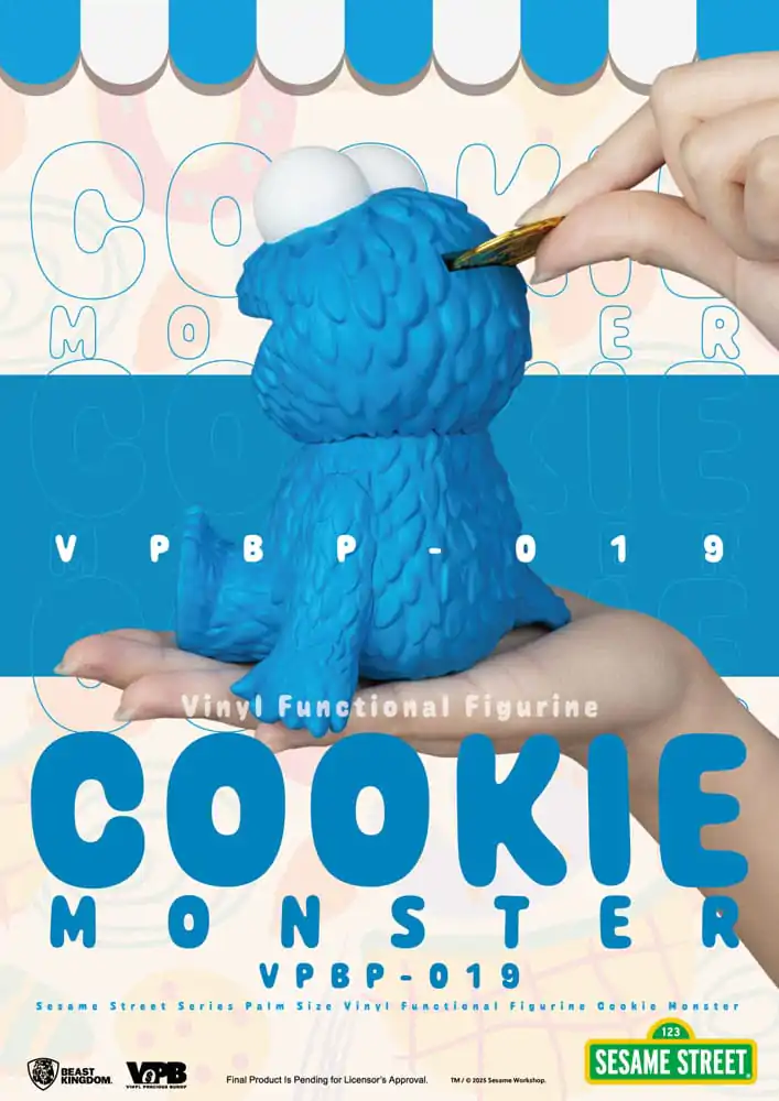 Sesame Street prasátko vinylová banka Cookie Monster 12 cm fotografii produktu
