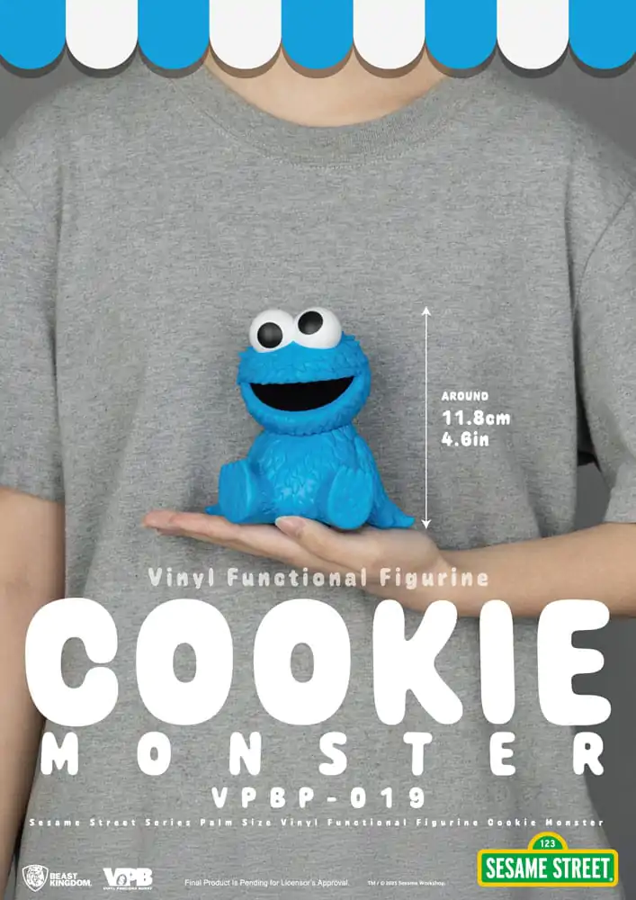 Sesame Street prasátko vinylová banka Cookie Monster 12 cm fotografii produktu