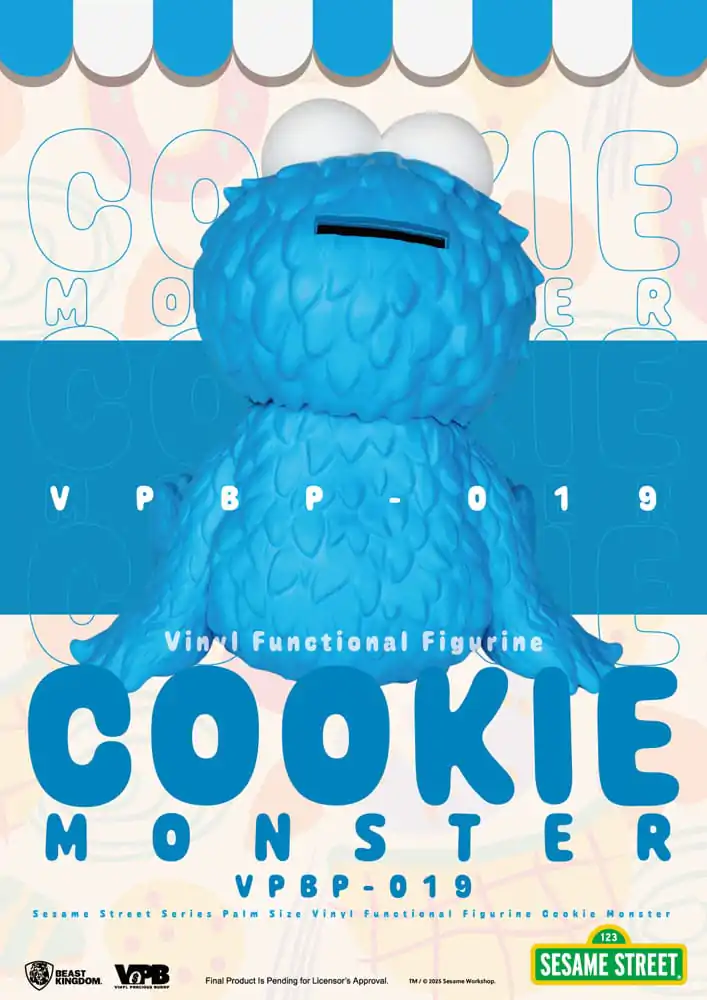 Sesame Street prasátko vinylová banka Cookie Monster 12 cm fotografii produktu