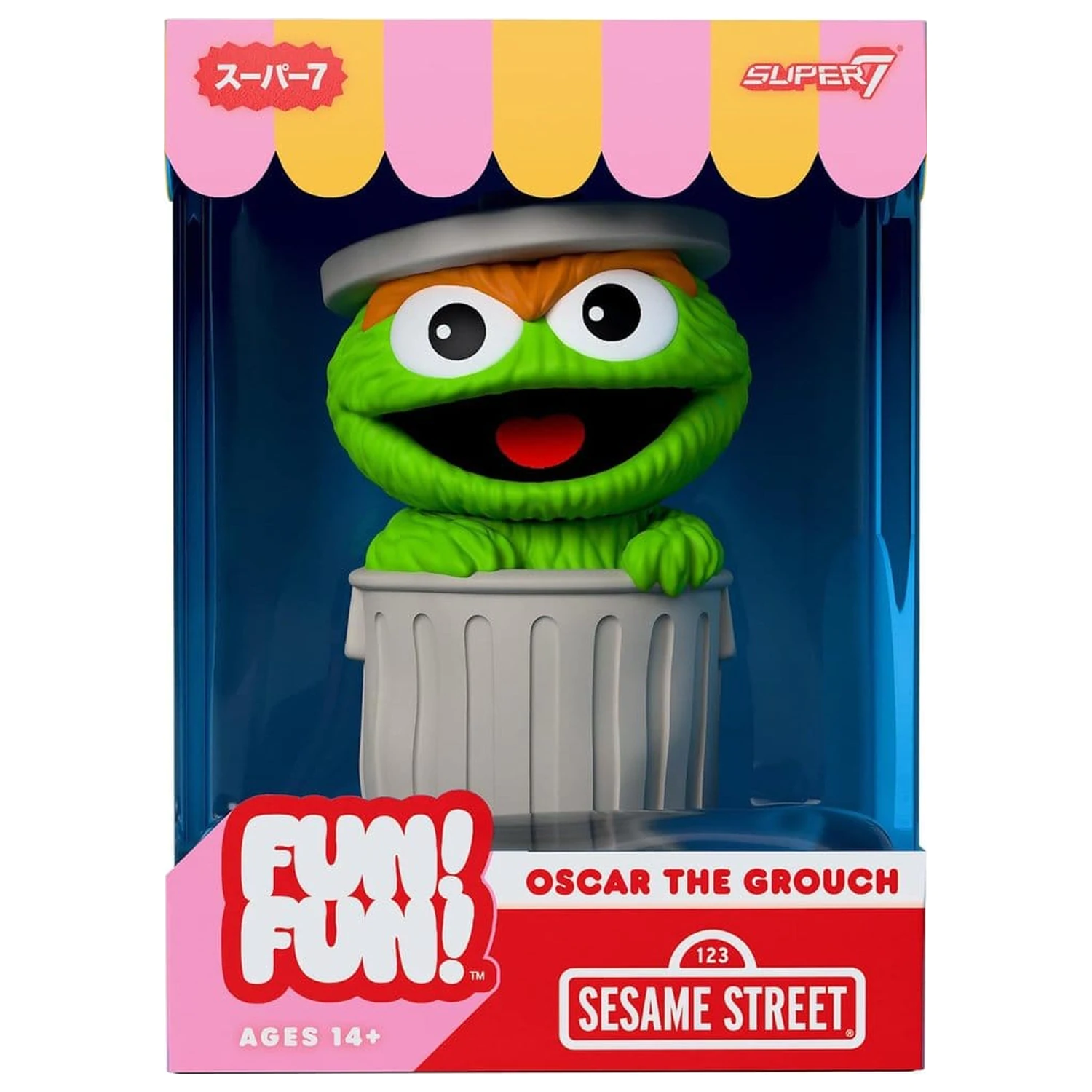Sesame Street Fun! Fun! Měkká vinylová figurka Wave 01 - Oscar the Grouch 18 cm fotografii produktu