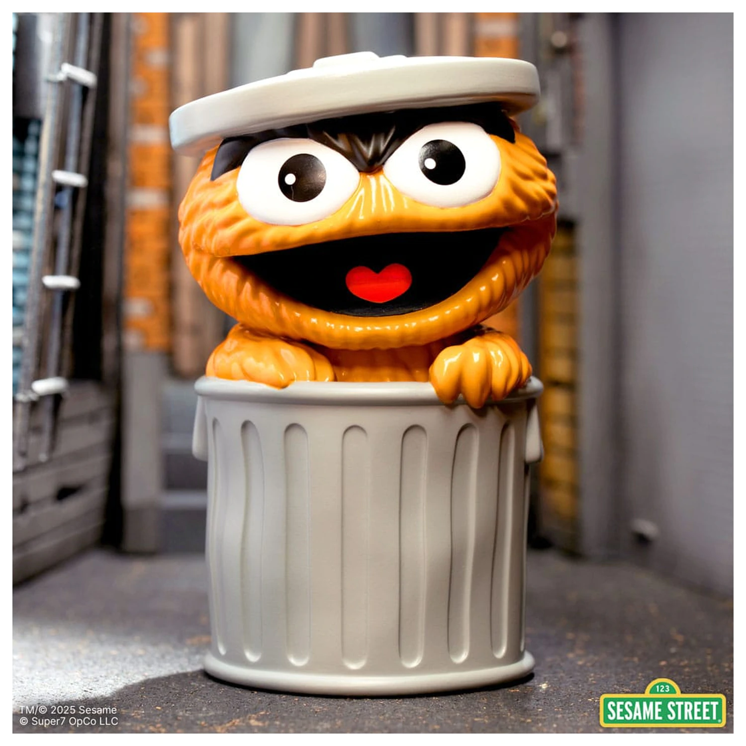 Sesame Street FUN! FUN! vinylová figurka Oscar the Grouch (Orange) 13 cm fotografii produktu