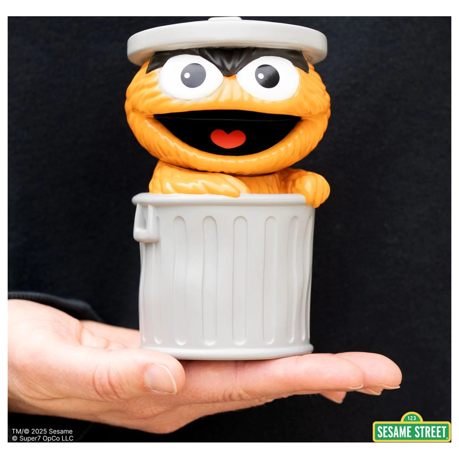 Sesame Street FUN! FUN! vinylová figurka Oscar the Grouch (Orange) 13 cm fotografii produktu