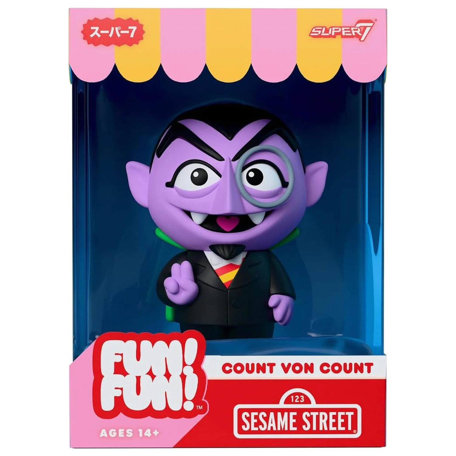 Sesame Street Fun! Fun! Vinylová Figurka Vlna 01 - Count von Count 18 cm fotografii produktu