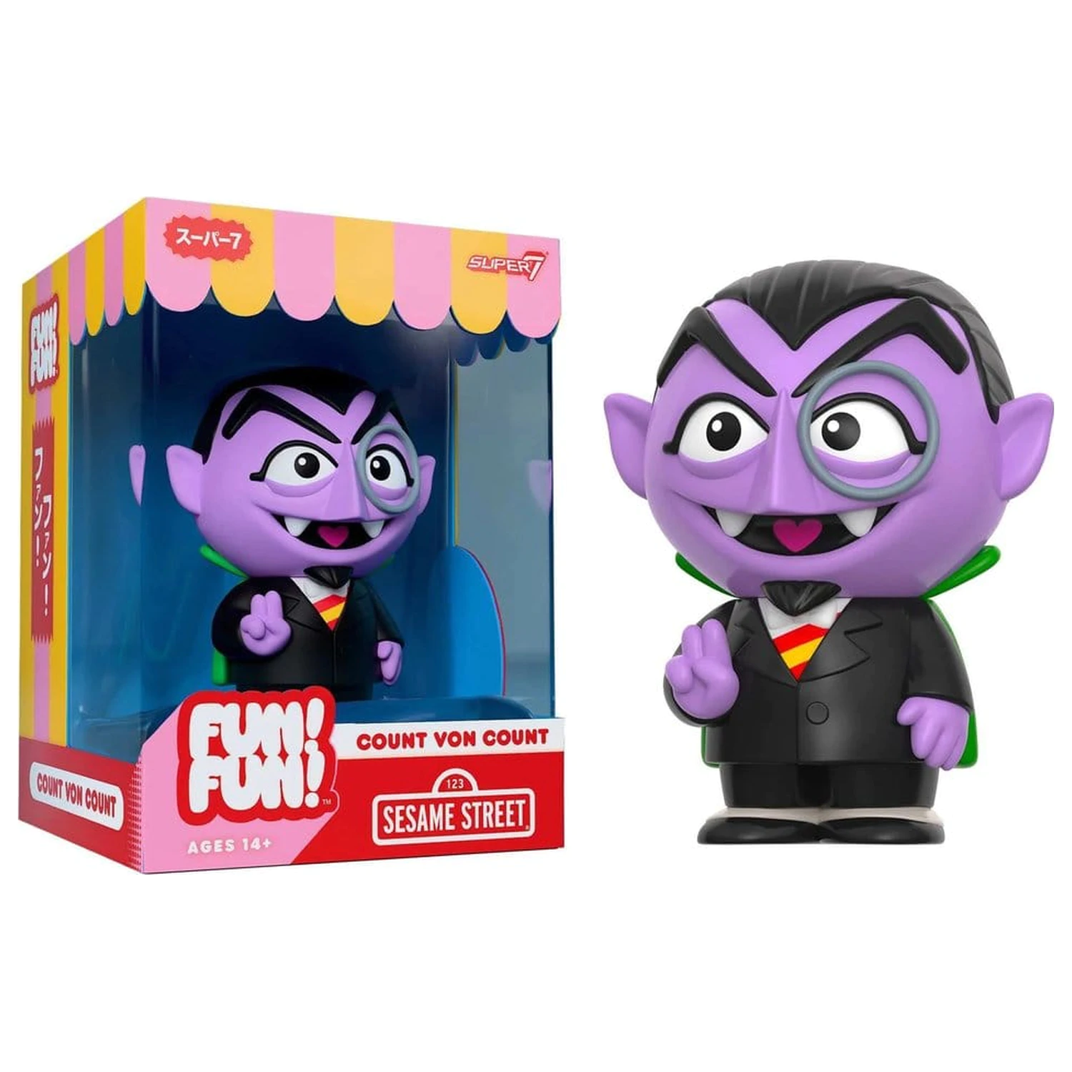 Sesame Street Fun! Fun! Vinylová Figurka Vlna 01 - Count von Count 18 cm fotografii produktu