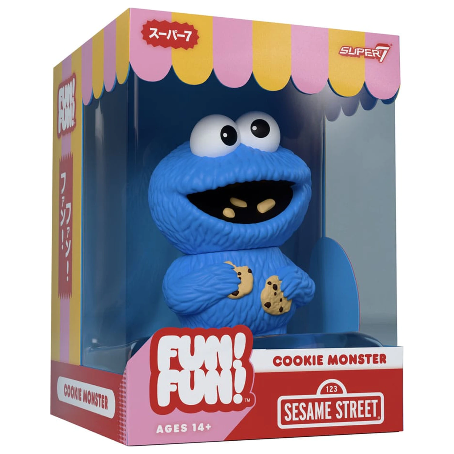 Sesame Street FUN! FUN! vinylová figurka vlna 02 Cookie Monster 13 cm fotografii produktu