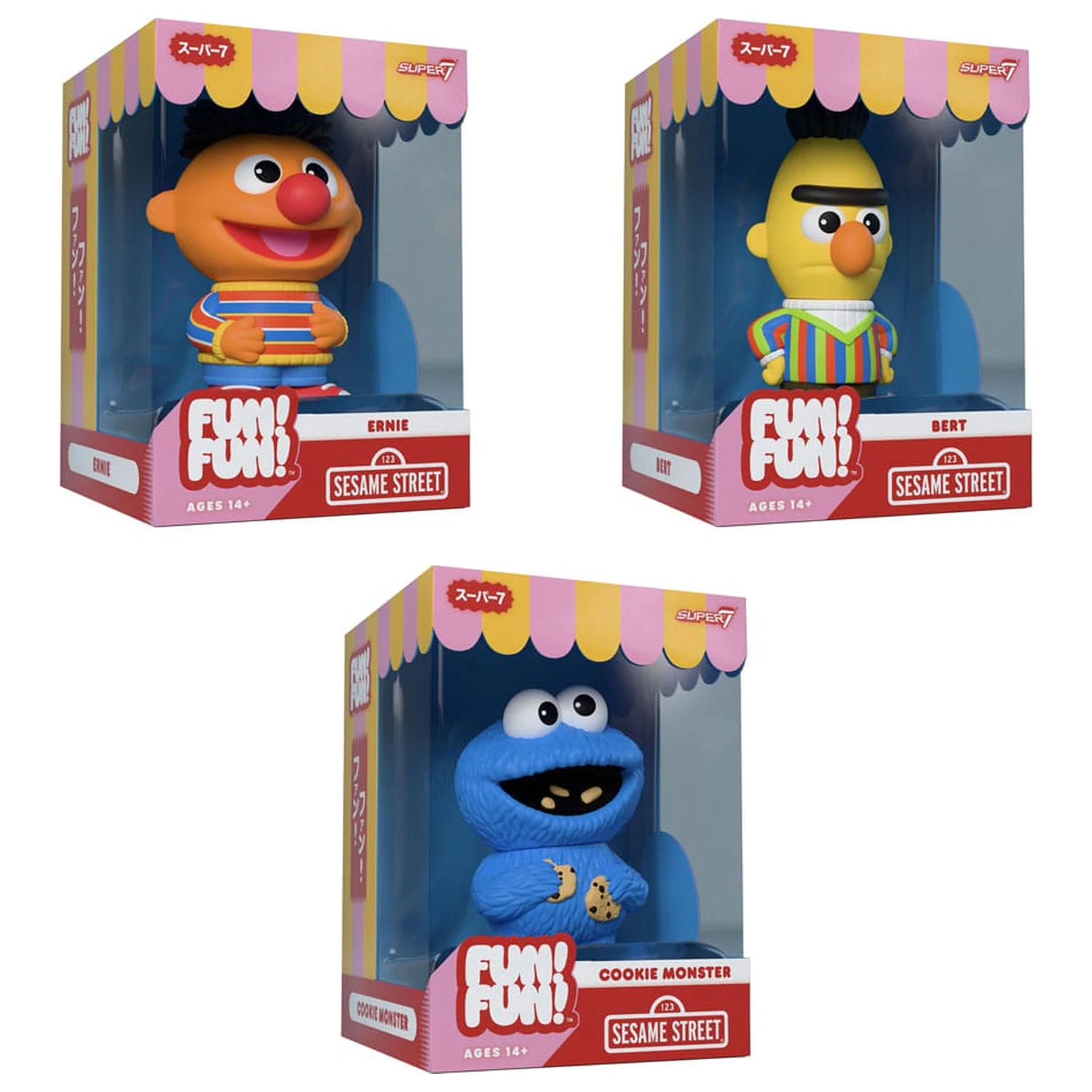Sesame Street FUN! FUN! vinylová figurka vlna 02 Ernie 13 cm fotografii produktu
