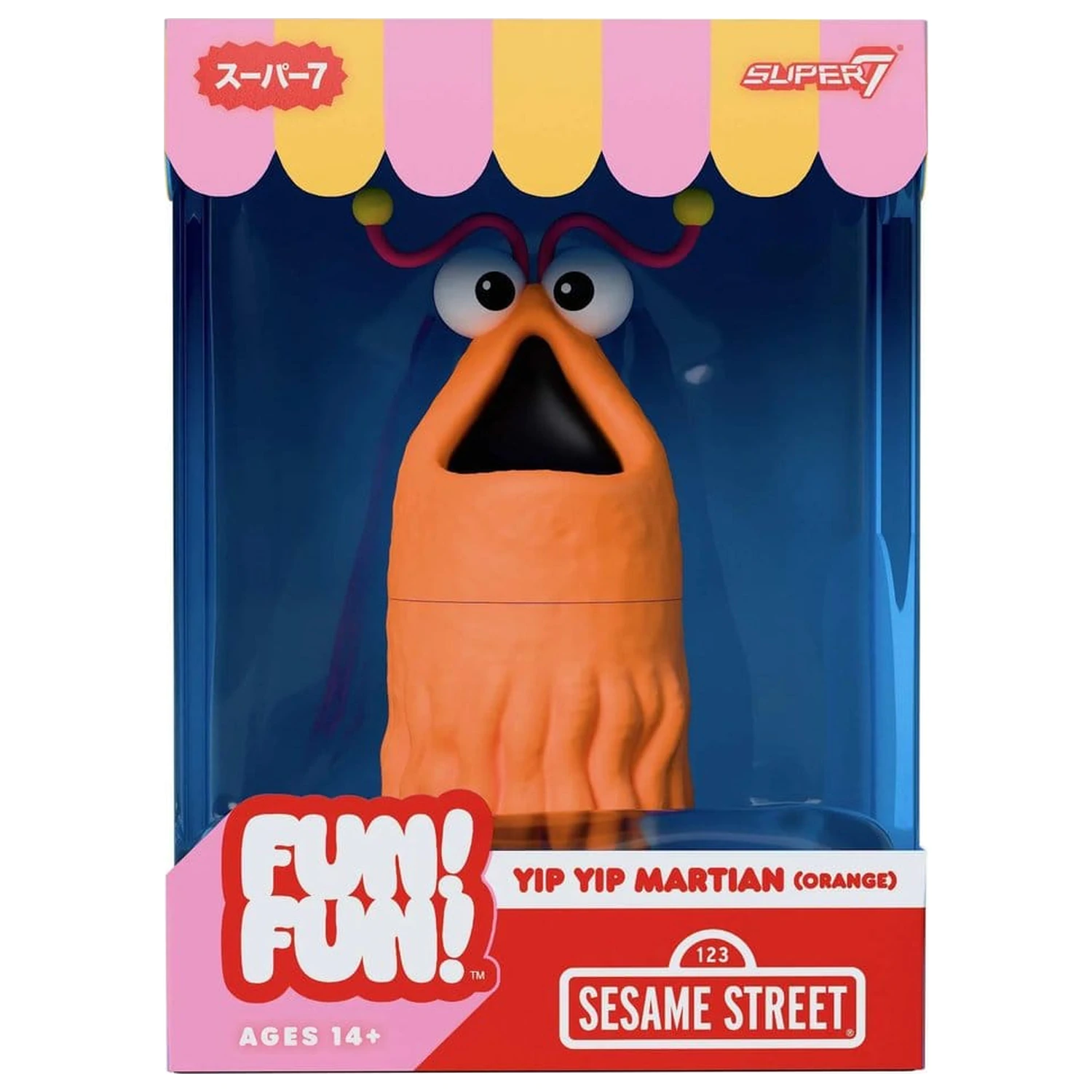Sesame Street Fun! Fun! Vinylová figurka Yip Yip Martian (Orange) 18 cm fotografii produktu