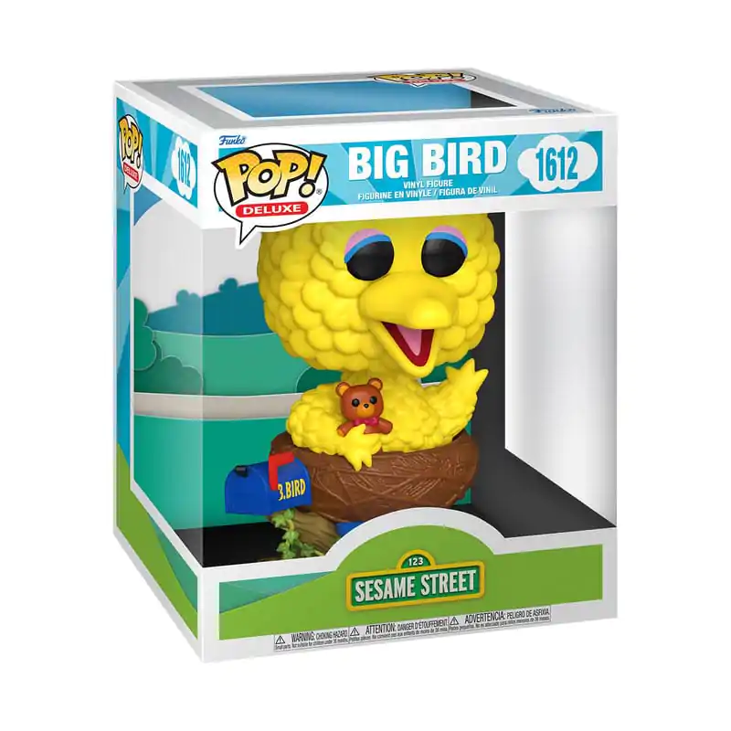 Sesame Street Funko POP! Deluxe vinylová figurka Big Bird v hnízdě 17 cm fotografii produktu