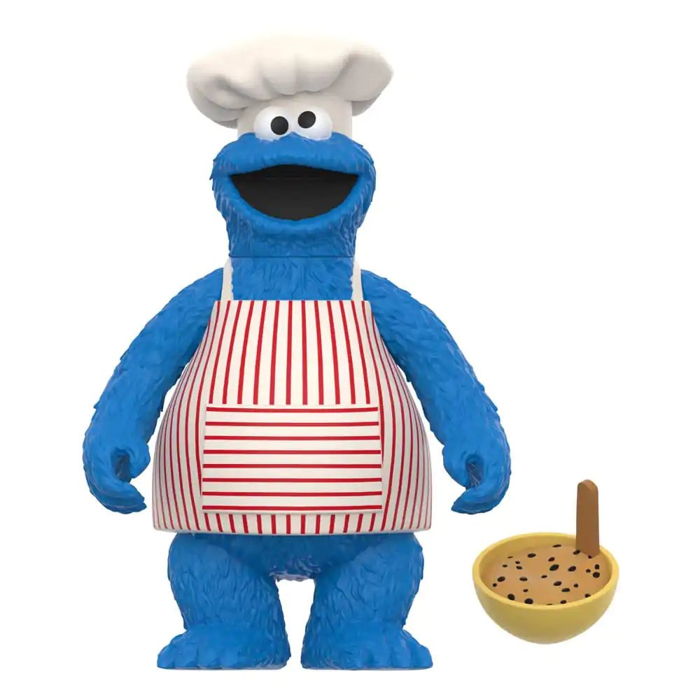 Sesame Street ReAction akční figurka Vlna 04 Chef Cookie Monster 10 cm fotografii produktu