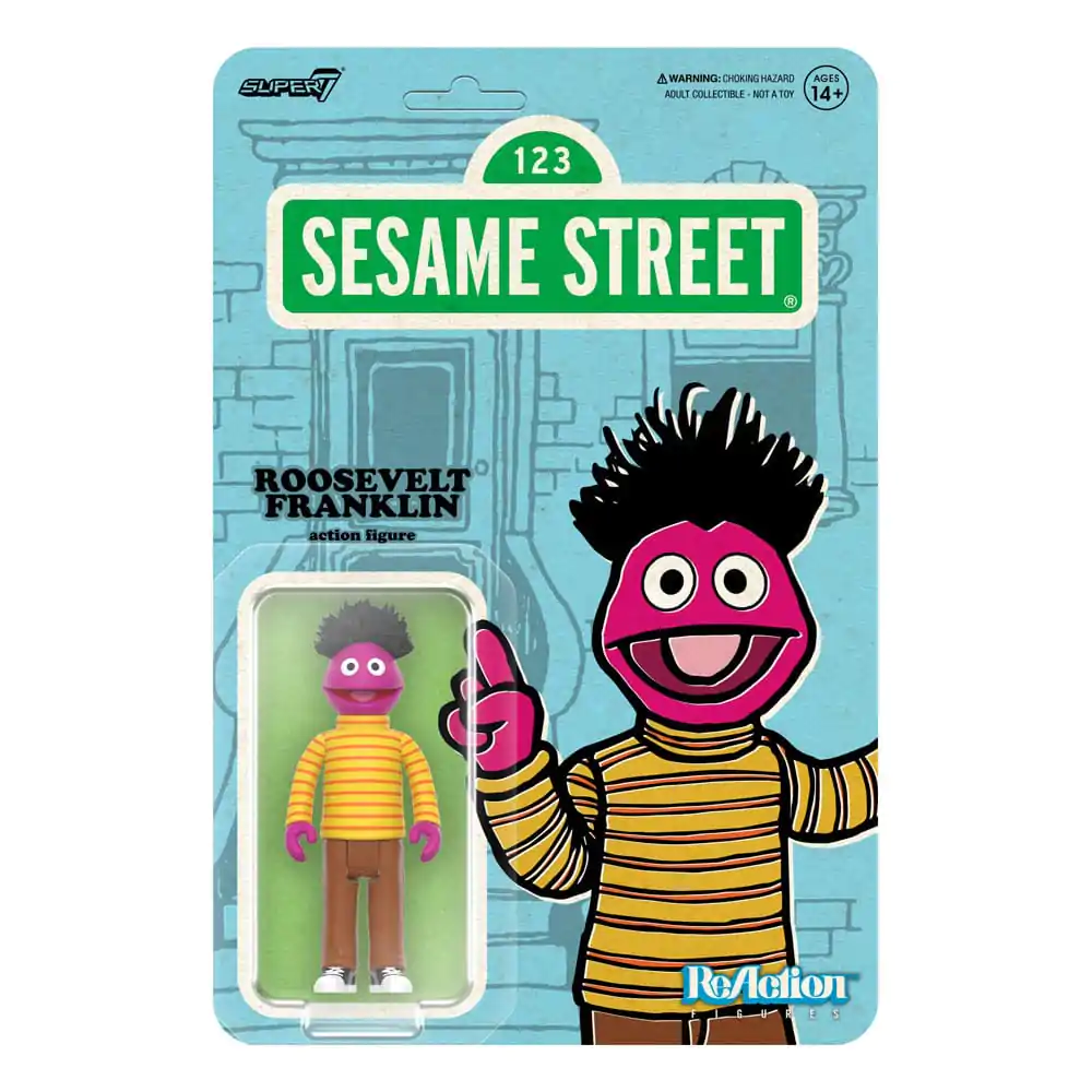 Sesame Street ReAction akční figurka Wave 04 Roosevelt Franklin 10 cm fotografii produktu
