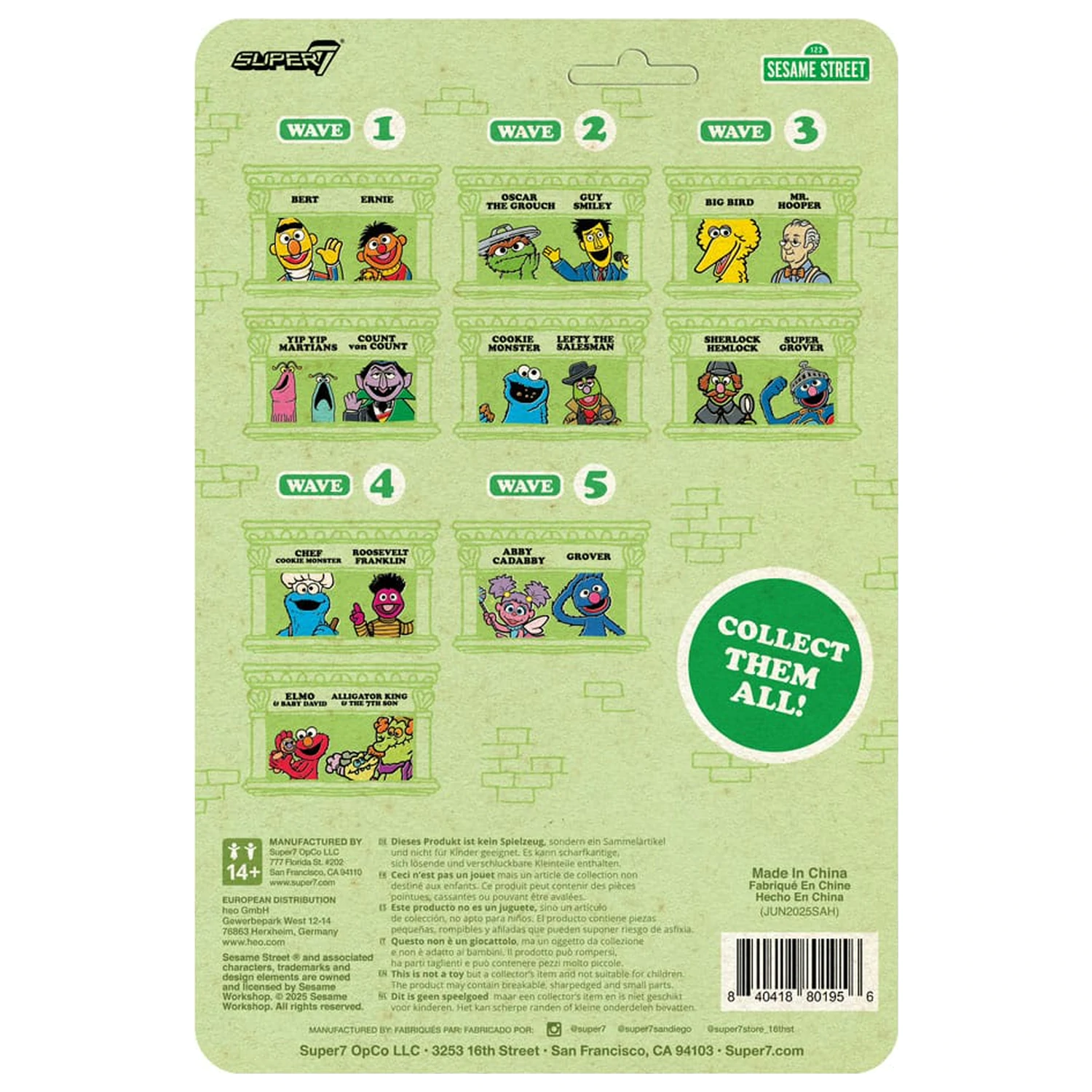 Sesame Street ReAction Akční figurka Wave 05 Abby Cadabby 10 cm fotografii produktu