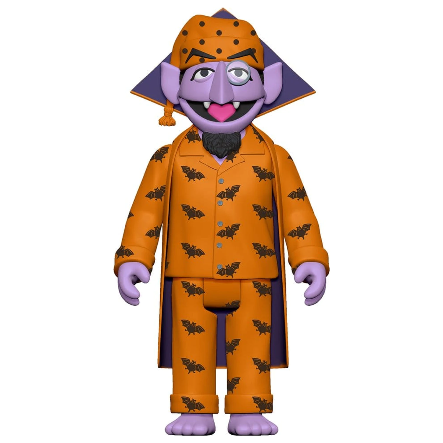 Akční figurka Sesame Street ReAction Wave 06 Count Von Count (PJs) 10 cm fotografii produktu