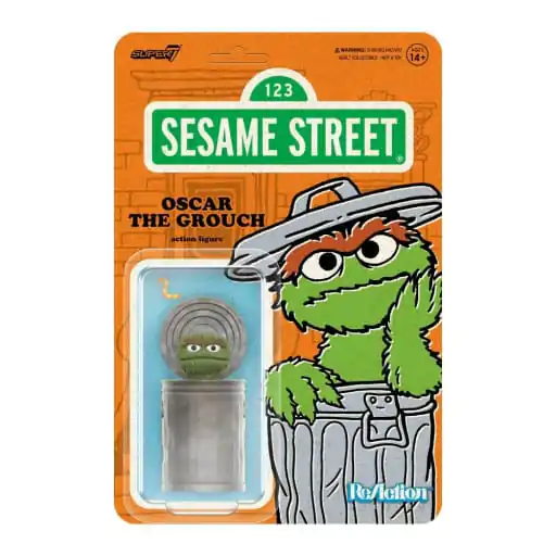 Sesame Street ReAction Akční figurka Vlna 02 Oscar the Grouch 10 cm fotografii produktu