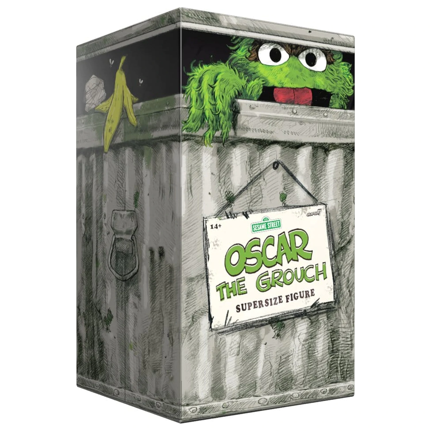 Sesame Street SuperSize vinylová figurka Oscar The Grouch fotografii produktu