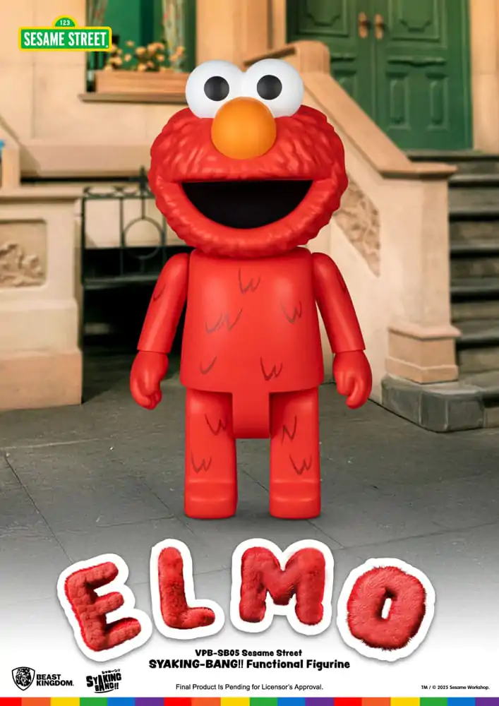 Sesame Street Syaking Bang Vinyl Prasátko Elmo 47 cm fotografii produktu