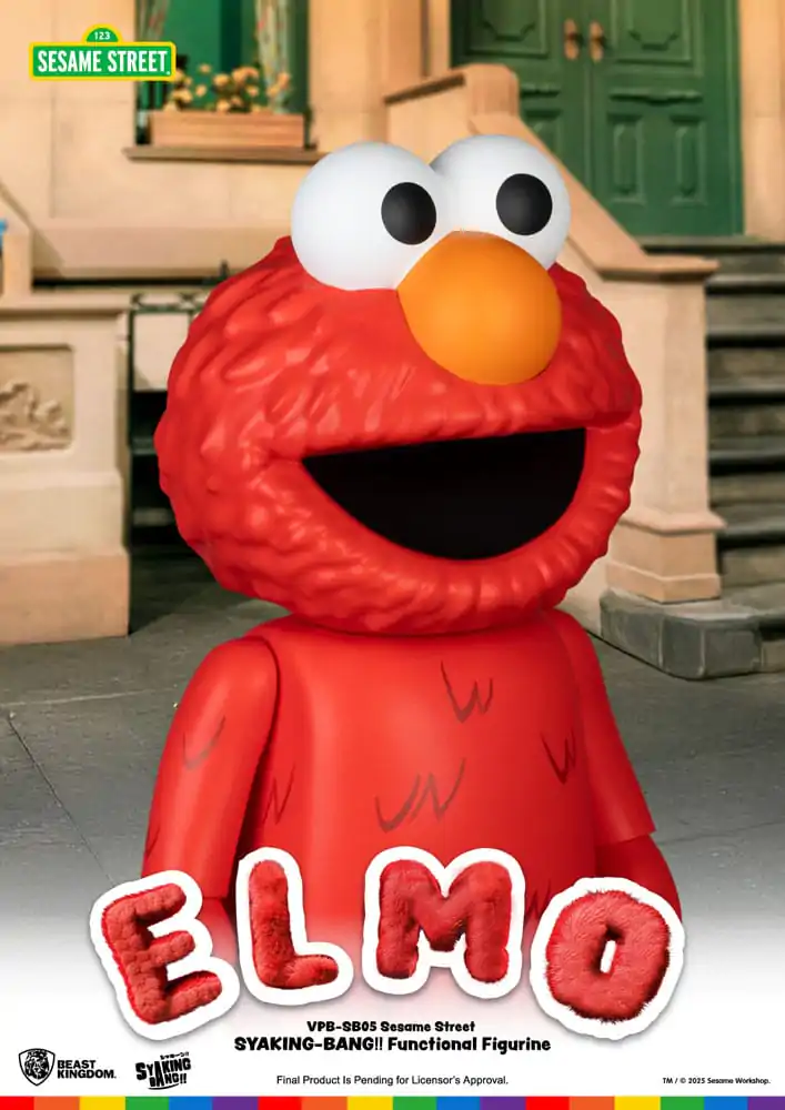 Sesame Street Syaking Bang Vinyl Prasátko Elmo 47 cm fotografii produktu