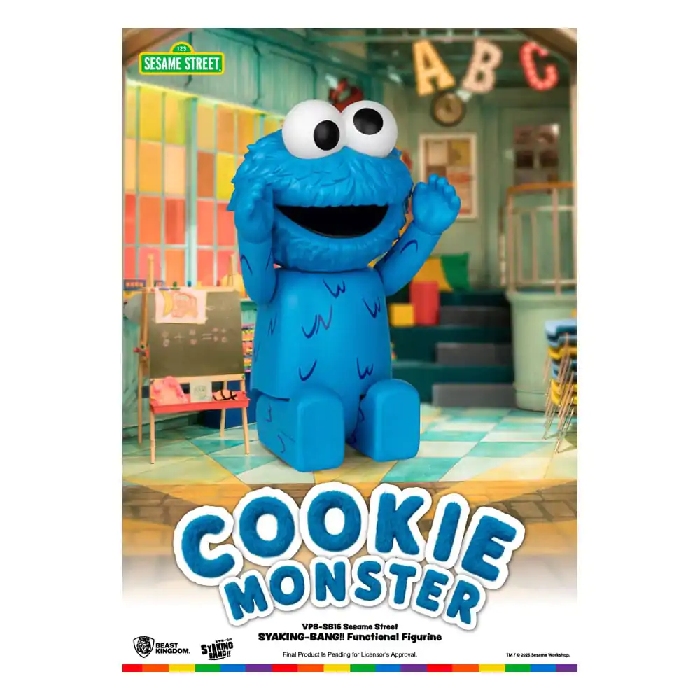 Sesame Street Syaking Bang Series PVC kasička Cookie Monster 47 cm fotografii produktu
