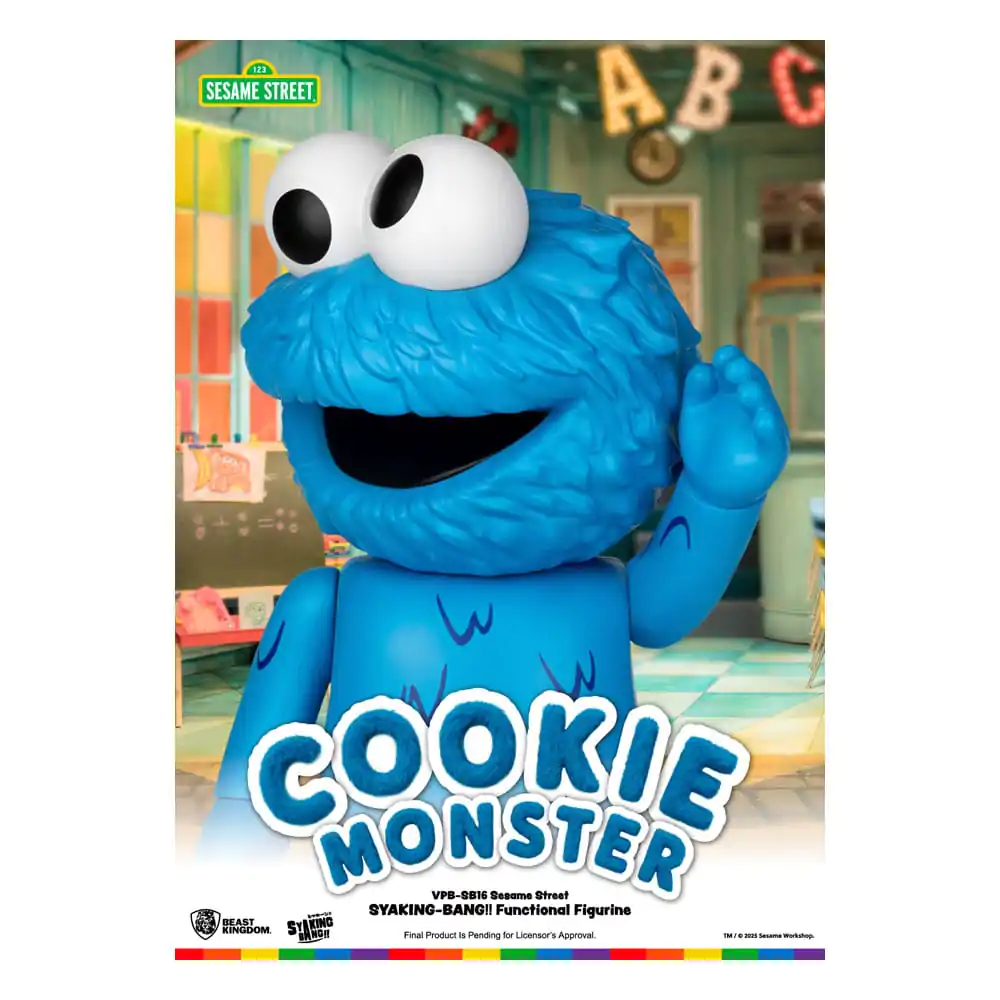 Sesame Street Syaking Bang Series PVC kasička Cookie Monster 47 cm fotografii produktu